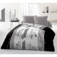 DISTRICT Parure de couette Microfibre - Gris - 220x240 cm