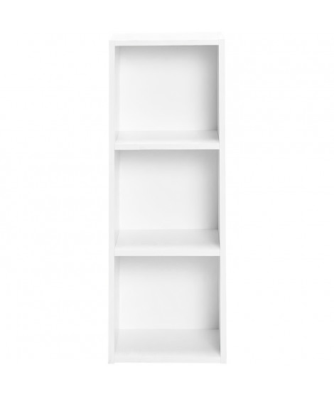 Meuble de rangement COMPO 3 cases - Blanc - L 31,4x P 30 x H 91 cm