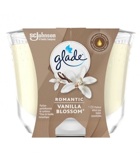 GLADE Bougie Romantic Vanilla Blossom