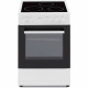 OCEANIC Cuisiniere vitrocéramique 50 x50 - four convection naturelle - four 48L - blanc