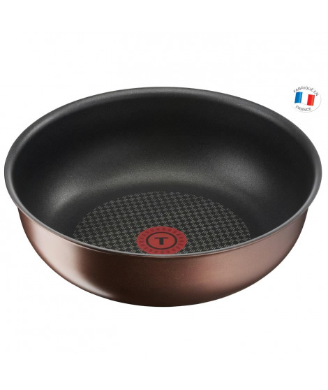 TEFAL L6757703 Poele wok 26 cm INGENIO ECO-RESPECT - Tous feux dont induction - poignée vendue séparément