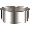 TEFAL L9252244 Ingenio Preference Casserole 22 cm, Inox, Non revetue, Induction, Four, Poignée amovible vendue séparément