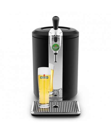 KRUPS Beertender VB450E10 Compact Machine biere pression, Compatible fûts de 5 L, Température parfaite, Biere fraîche et mous…