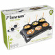 Bestron Service Party Wok électrique, Grill de table avec mini poeles wok pour 6 personnes, 1000 Watts, Couleur: noir