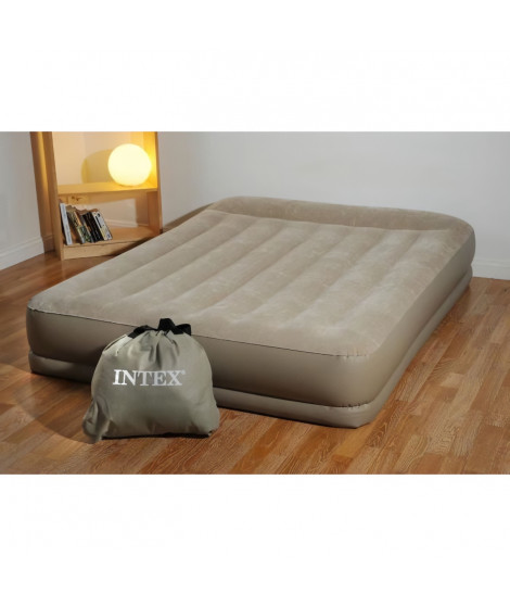 INTEX Matelas gonflable 152*203*38 cm MidRise - Électrique - 2 personnes