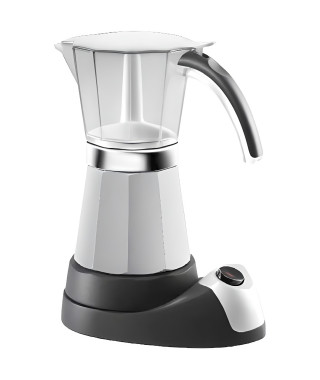 DELONGHI EMKM6B Cafetiere italienne Alicia Plus - Blanc