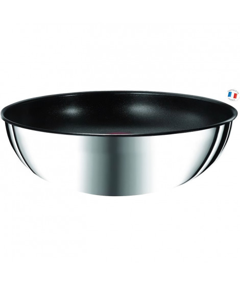 TEFAL L9407702 Poele wok 26 cm INGENIO PREFERENCE - Tous feux dont induction - Antiadhésive - Poignée vendue séparément