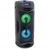 INOVALLEY KA02- Enceinte lumineuse Bluetooth 400W - Fonction Karaoké - 2 Haut-parleurs - Lumieres LED synchronisées  - Port USB