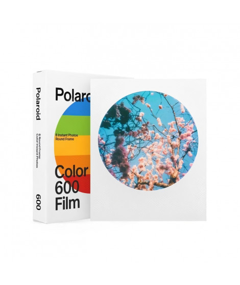 Polaroid 600 Films couleur  Round Frame - pack de 8 films