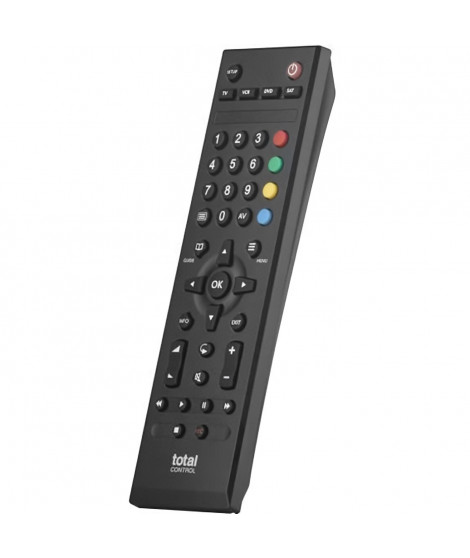TOTAL CONTROL URC1745 - Télécommande universelle 4 en 1 pour TV, lecteur DVD et Blu-Ray, Satellite, Câble, TNT, Magnétoscope …