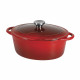 SITRAM SITRASLOW Cocotte ovale en fonte d'acier émaillée - L36 cm - 9L