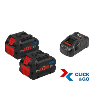 Bosch Professional - Starter Set batterie 2x5,5Ah ProCORE18V