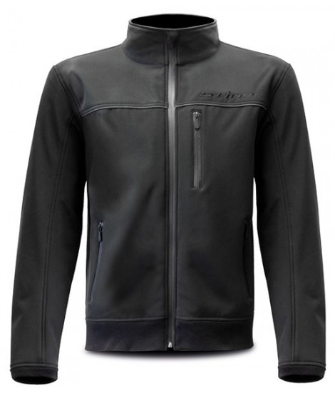 Blouson Moto Softshell - Noir - Protections CE - Taille 2XL