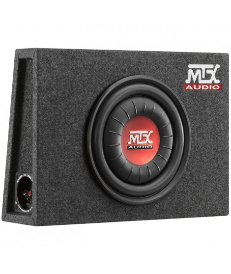 MTX RTF10AS Caisson de grave voiture extra plat clos 25cm 300W RMS 4O membrane polypropylene