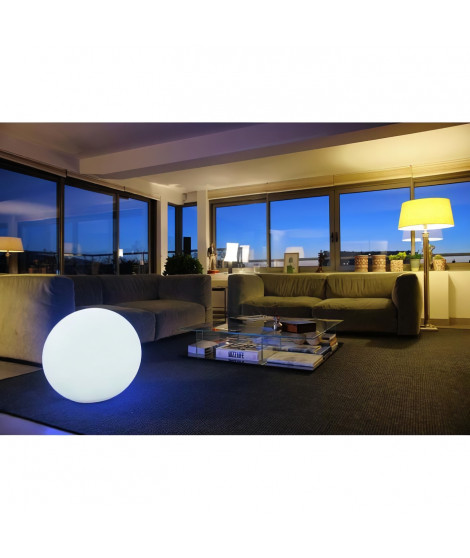 LUMISKY - Boule lumineuse filaire pour extérieur LED - blanc BOBBY - Ø60cm culot E27