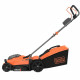 BLACK & DECKER Tondeuse 33cm sans fil LITHIUM 18V - 2,5Ah - BCMW3318N-XJ (sans batterie)