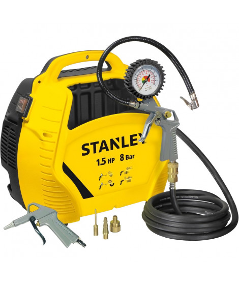 STANLEY Compresseur d'air sans cuve + kit de gonflage AIR KIT - 1,5 CV