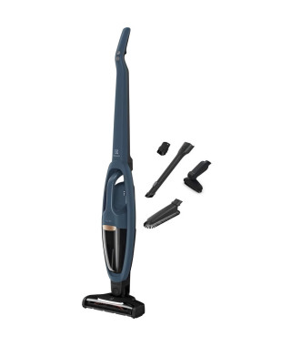 ELECTROLUX WQ61-46DB - Aspirateur balai sans fil 3-en-1-  4 accessoires - filtration 99,9% - brosse motorisée tous sols avec LED