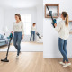 BOSCH BBS611LAG - Aspirateur Balai sans fil Multifonction - Format compact et léger pour confort d'utilisation optimale