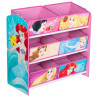 DISNEY PRINCESSES  Meuble de rangement pour chambre d'enfant avec 6 bacs