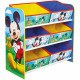 Mickey Mouse et ses amis - Meuble de rangement pour chambre d'enfant avec 6 bacs