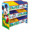 Mickey Mouse et ses amis - Meuble de rangement pour chambre d'enfant avec 6 bacs