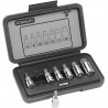 STANLEY Coffret 9 douilles torx 1/2