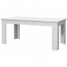 PILVI Table a manger - Blanc - L 180 x I90 x H 75 cm