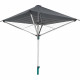 LEIFHEIT 82100 Séchoir parapluie LinoProtect 400, étendoir parapluie avec toit étanche, séchoir jardin inclus douille de sol