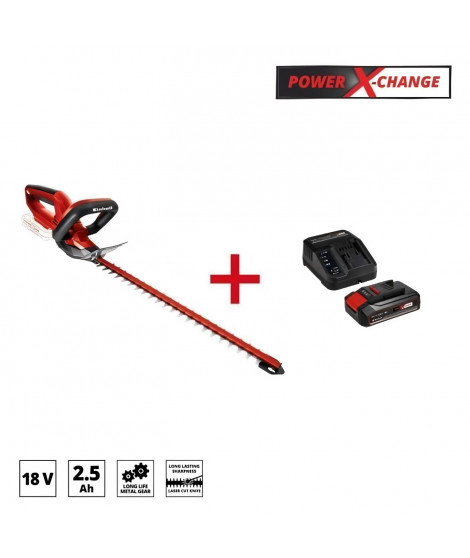 Taille-haies GE-CH 1846 Li- + Starter Kit 2,5Ah - Power X-Change