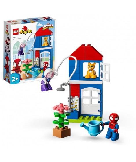LEGO DUPLO Marvel 10995 La Maison de Spider-Man, Jouet Enfants 2 Ans, Spidey et ses Amis
