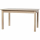 COBURG Table a manger extensible de 6 a 10 personnes classique décor chene - L 137-177 x l 80 cm