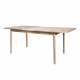 Table de séjour extensible SOFIA - 6/8 personnes - avec motif - 6/8 personnes - L 160/200 x P 90 x H 75 cm