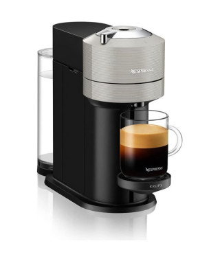 KRUPS NESPRESSO YY4298FD Machine a café capsules, 1,1 L, 4 tailles de tasses, Expresso, Café lungo, Connectée, Vertuo Next, Gris