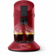Machine a café a dosettes PHILIPS Senseo Original Plus CSA210/91 - Rouge