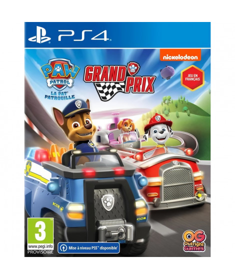 Paw Patrol, la Pat'Patrouille : Grand Prix Jeu PS4