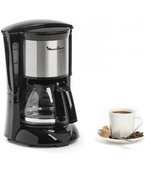 MOULINEX FG150813 Subito Cafetiere filtre élect. 0,6L, 6 tasses, Machine a café, Anti-goutte, Porte-filtre pivotant, Auto off…