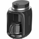 KITCHEO CK71B - Cafetiere avec broyeur a café  intégré - Utilisation café moulu ou café en grains - 600 W