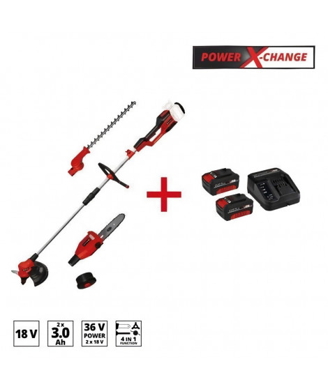 Outil multifonctions 4en1 GE-LM 36/4in1 + Starter Kit 2x3,0Ah - Power X-Change