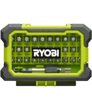 RYOBI Coffret renforcé 32 pieces de vissage Torx