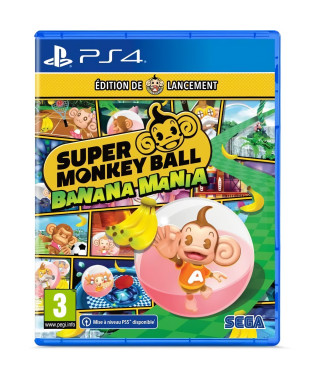 Super Monkey Ball : Banana Mania - Launch Edition Jeu PS4 - Mise a niveau PS5 disponible
