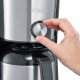 SEVERIN KA4845 Cafetiere filtre TypeSwitch isotherme, Sélecteur d'arôme, 8 tasses, Capacité : 1 L, Puissance: 1 000 W, Inox/Noir