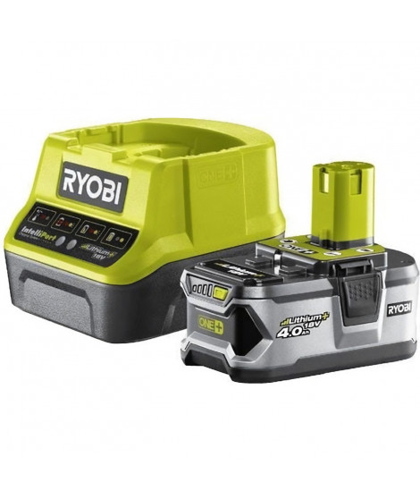 RYOBI Pack chargeur & 1 batterie 18V 4,0 Ah lithium+