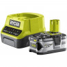 RYOBI Pack chargeur & 1 batterie 18V 4,0 Ah lithium+