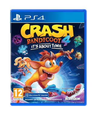 Crash Bandicoot 4 : It's About Time Jeu PS4 (Upgrade Gratuit pour PS5)