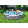 BESTWAY Piscine hors sol Fast Set - 396 x 84 cm - Gris