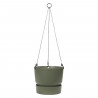 ELHO Pot de fleurs a suspendre Greenville 24 - Extérieur - Ø 23,9 x H 20,3 cm - Vert feuille