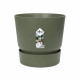 ELHO Pot de fleurs rond Greenville 30 - Extérieur - Ø 29,5 x H 27,8 cm - Vert feuille