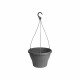 ELHO Pot de fleurs a suspendre Corsica 30 - Gris anthracite - Extérieur & Balcon - Ø 29,4 x H 21,1 cm