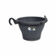 ELHO Pot de fleurs a suspendre Corsica 30 - Gris anthracite - Extérieur & Balcon - Ø 29,4 x H 21,1 cm